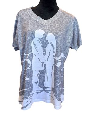 Women's Litographs The Princess Bride Top T-shirt Graphic Tee Gray White 2XL XL